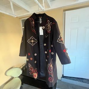 Long coat / Duster with buttons